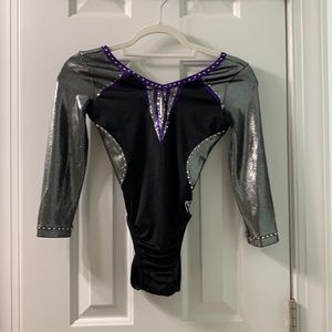GK Customized Leotard Purple/Shimmery